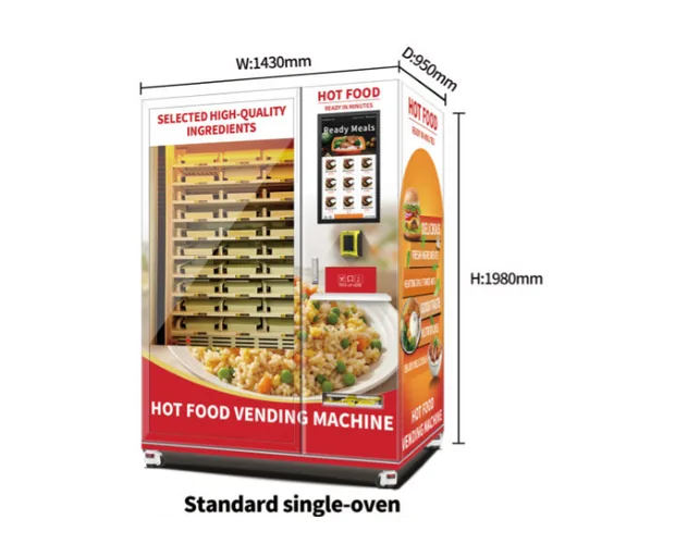 Standard Single-Oven Hot Food Vending Machine — Hot Food
