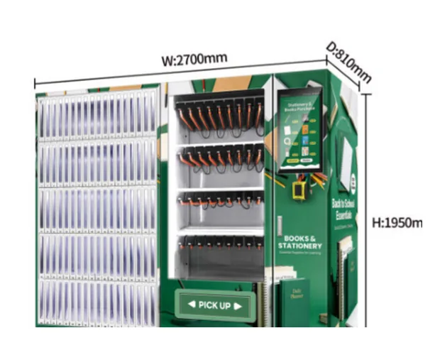 Stationery + Book Vending Machine Combination — Specialty Machines