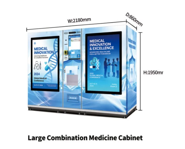 Large Combination Medicine Cabinet Automatic Vending Machine — Medicine