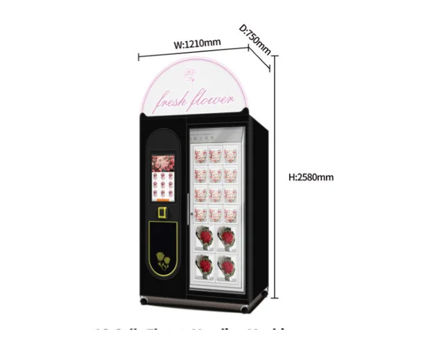 16-Cell Flower Vending Machine — Flowers