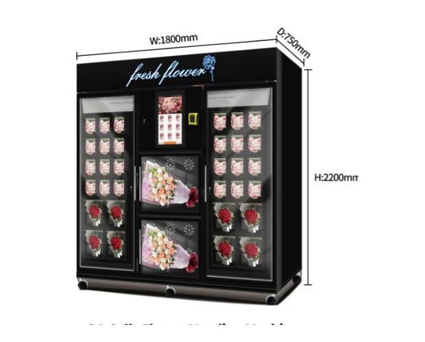 34-Cell Flower Vending Machine — Flowers