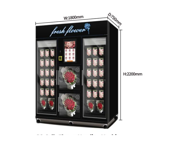 36-Cell Flower Vending Machine — Flowers