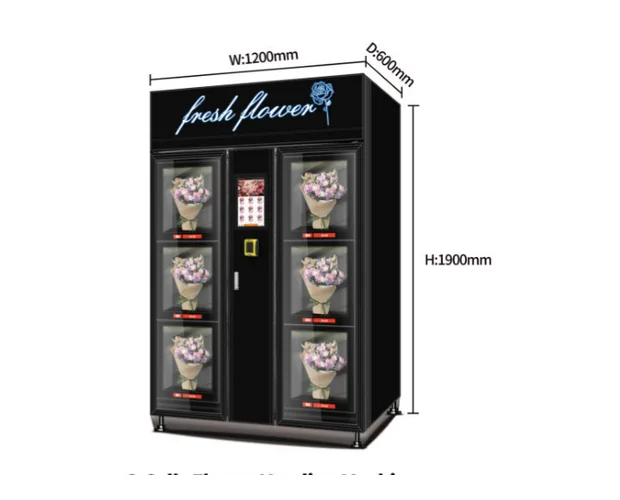 6-Cell Flower Vending Machine — Flowers