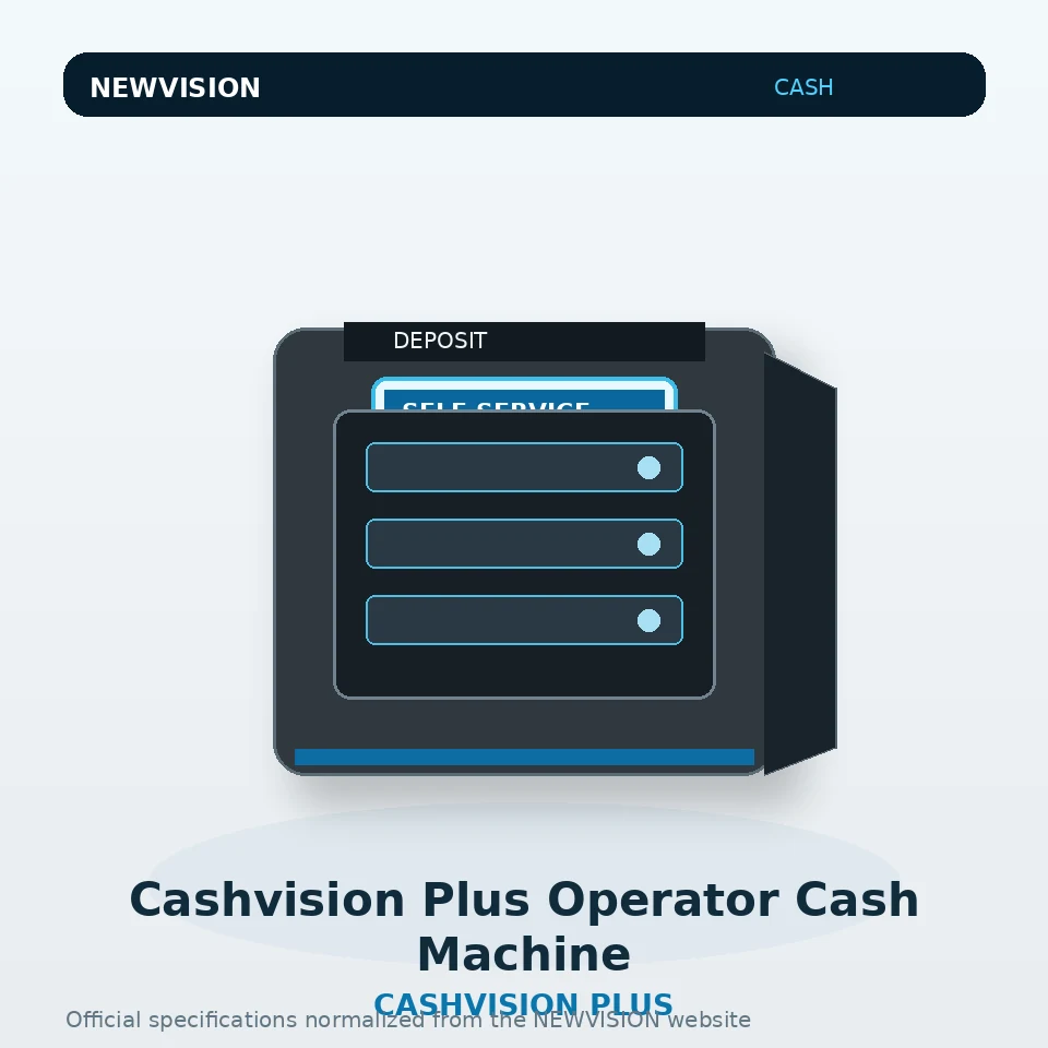 Cashvision Plus Operator Cash Machine · Gestión de efectivo NEWVISION — Gestión de efectivo NEWVISION