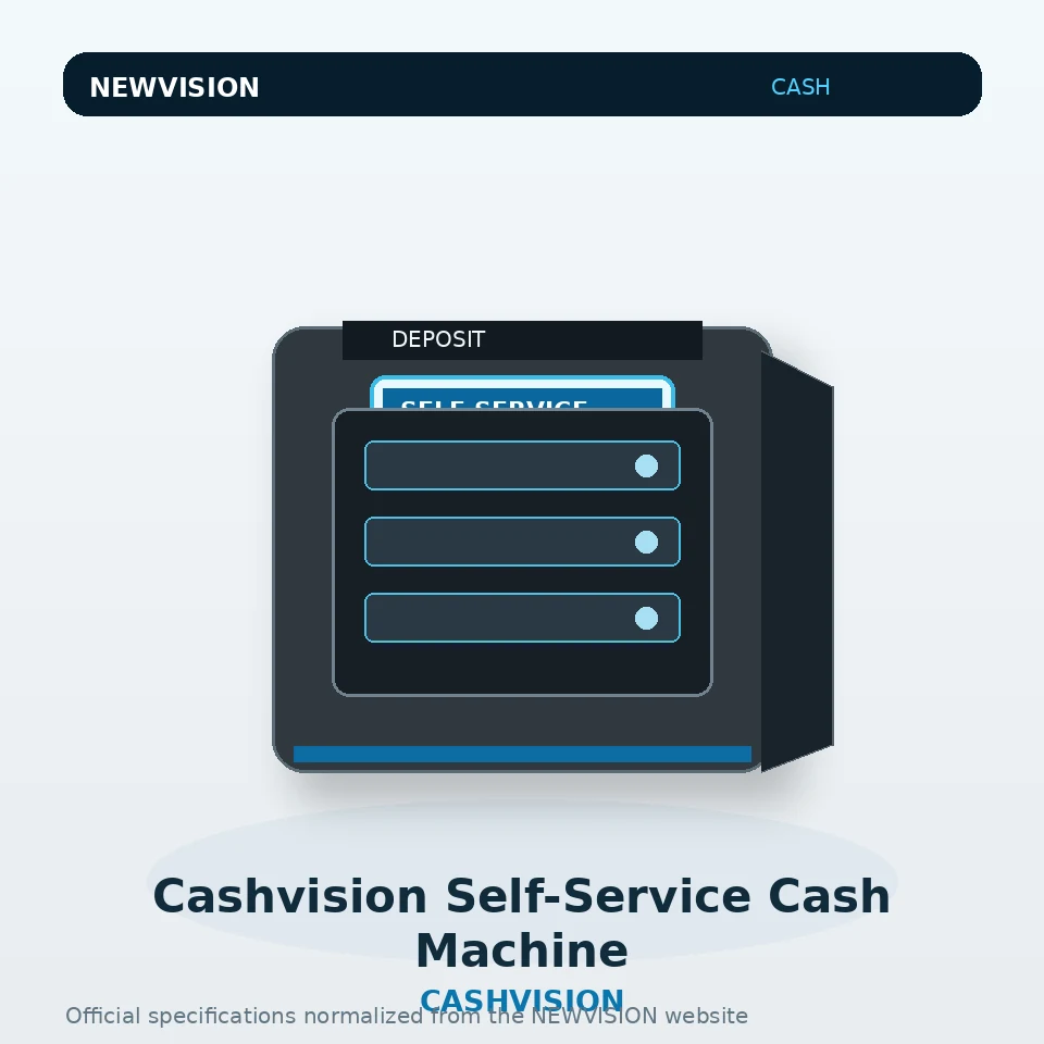 Cashvision Self-Service Cash Machine — Newvision Cash Management