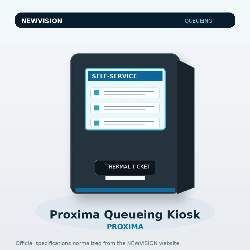 Proxima Queueing Kiosk — Newvision Queueing Kiosks
