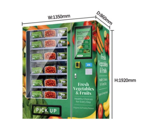 21.5-Inch Lifting Advertising Machine — Drinks & Snacks