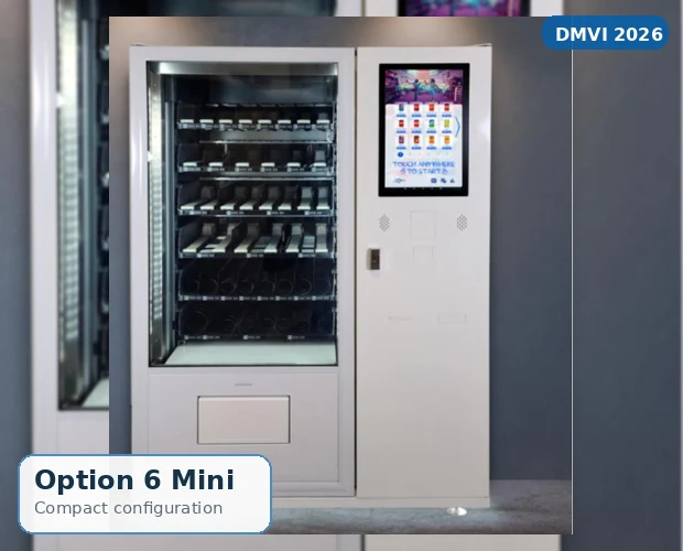 آلات بيع ذكية قائمة على الأرض — Option 6 Mini — آلات بيع ذكية قائمة على الأرض