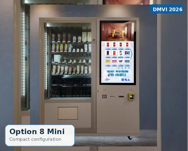 آلات بيع ذكية قائمة على الأرض — Option 8 Mini — آلات بيع ذكية قائمة على الأرض